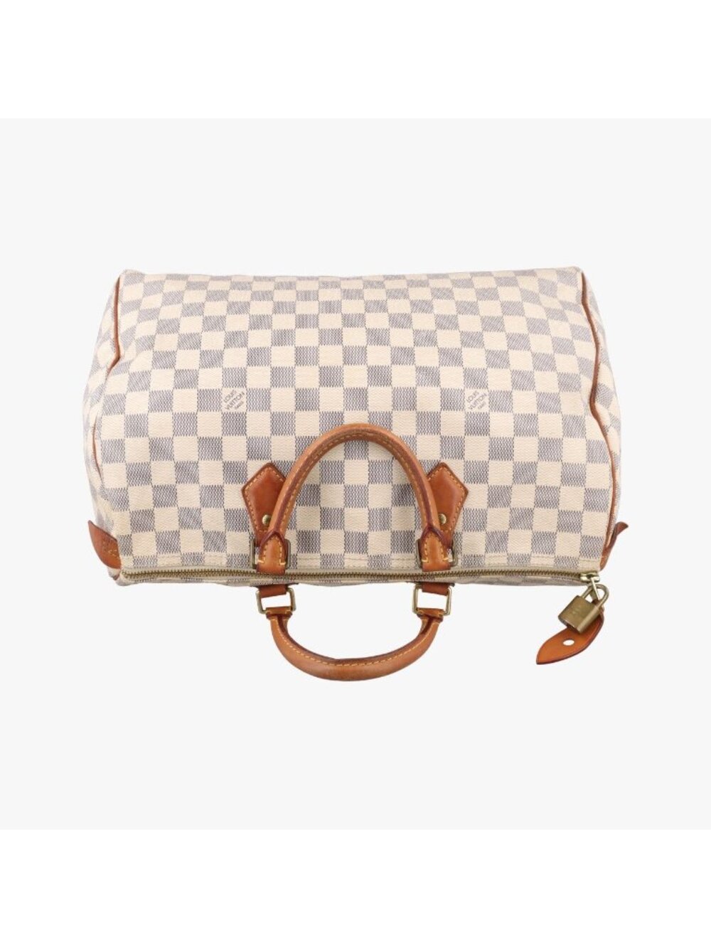 Louis Vuitton Speedy 35 Azur Damier Canvas Handbag - Picture 8 of 15